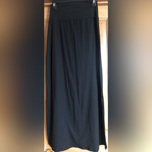 Agnes & Dora NWT Maxi Side Slit Skirt Black Size M
